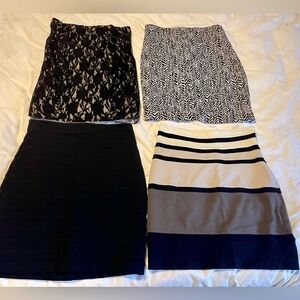 Bebe pencil skirt set size 0